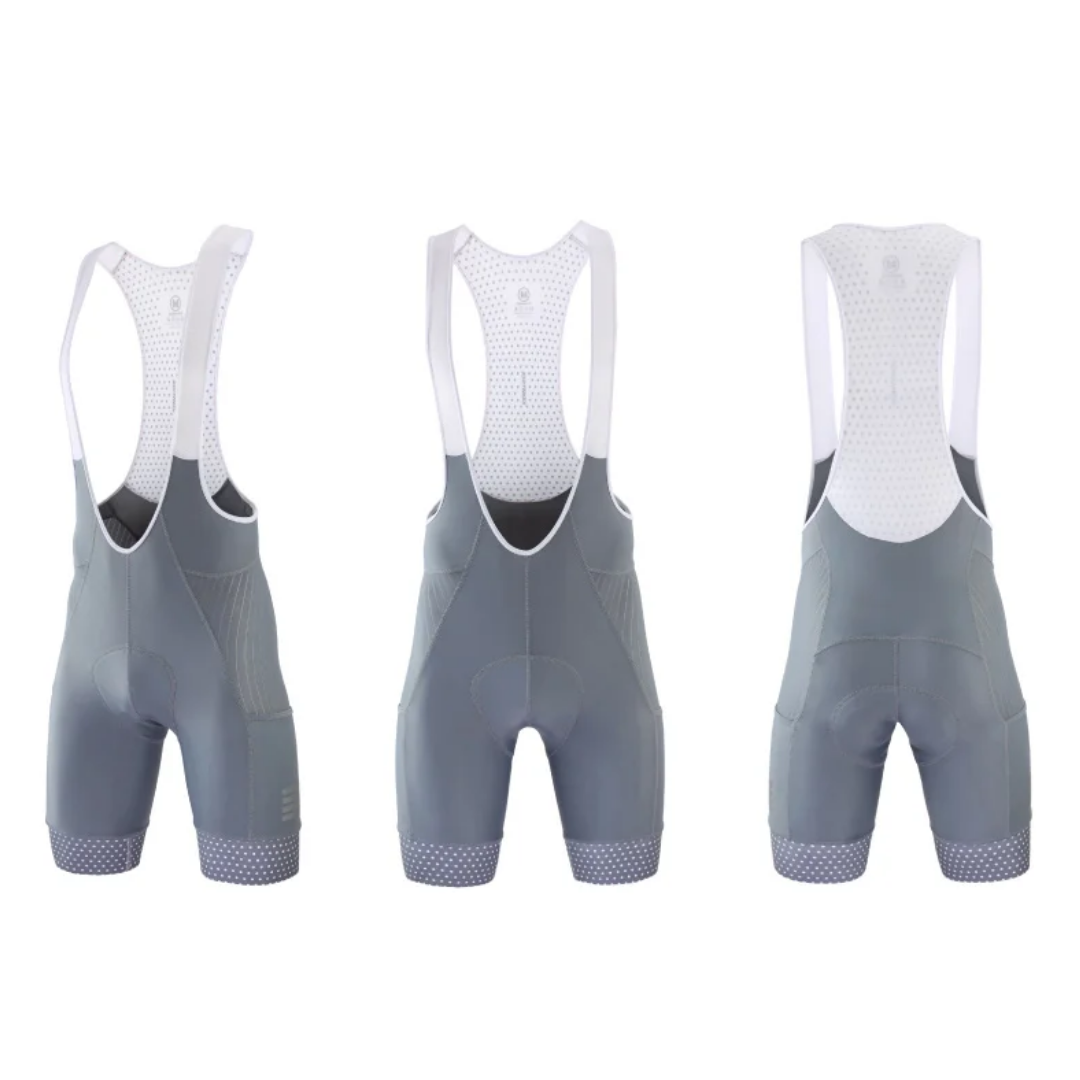 Bibshort KEMALOCE con tirantes blancos