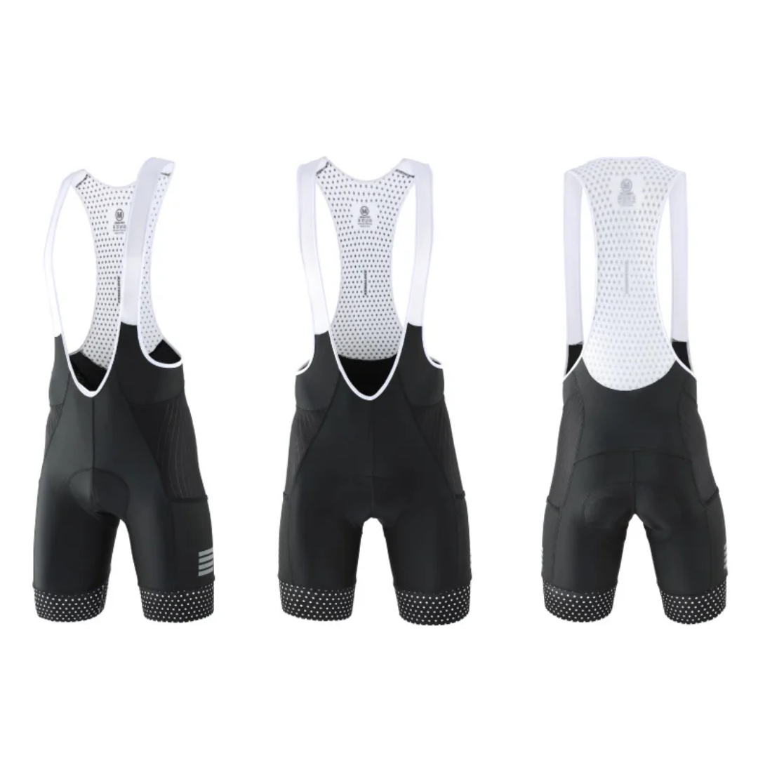 Bibshort KEMALOCE con tirantes blancos