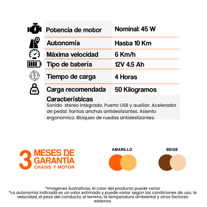 MOTO ELECTRICA PARA NIÑOS DAFUNKI